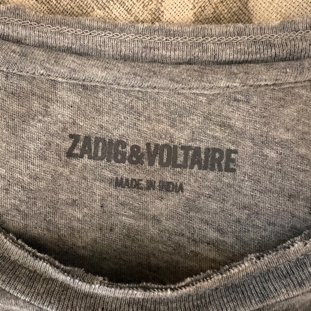 Zadig & Voltaire Heather Gray Tee